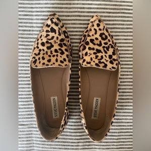 Steve Madden Women’s Cheetah Leopard Print Loafer Flats - Size 8